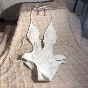 Jeweled One-piece Swimsuit